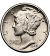 USA. 10 Cents “Mercury Dime” 1945 D, Denver