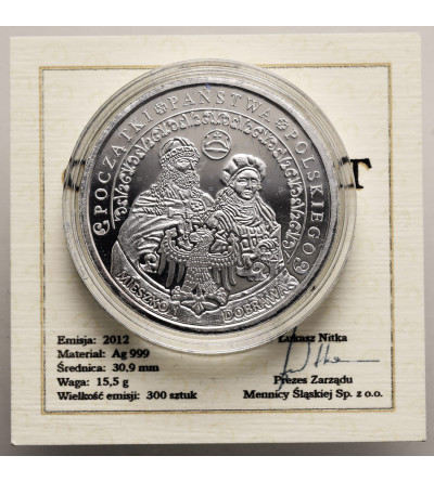 Poland. Silver medal 2012, Baptism of Poland