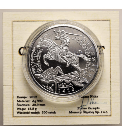 Poland. Silver medal 2012, Battle of Grunwald