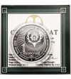 Poland. Silver medal / coin 1 Nemrod 2010, Red deer, Game Animals of Poland