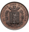 Belgium, Saint Gilles (Brussels), Leopold II (1865-1909). Medal 1884 commemorating the 3rd Regional Gymnastics Festival