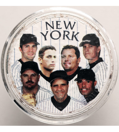 USA. 1 Dollar “American Silver Eagle” 2003, 100th anniversary of New York, Major League Baseball Players Association