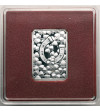 Poland. Silver collector's bar Clover, Mint of Poland