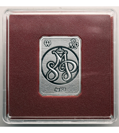 Poland. Silver collector's bar Clover, Mint of Poland