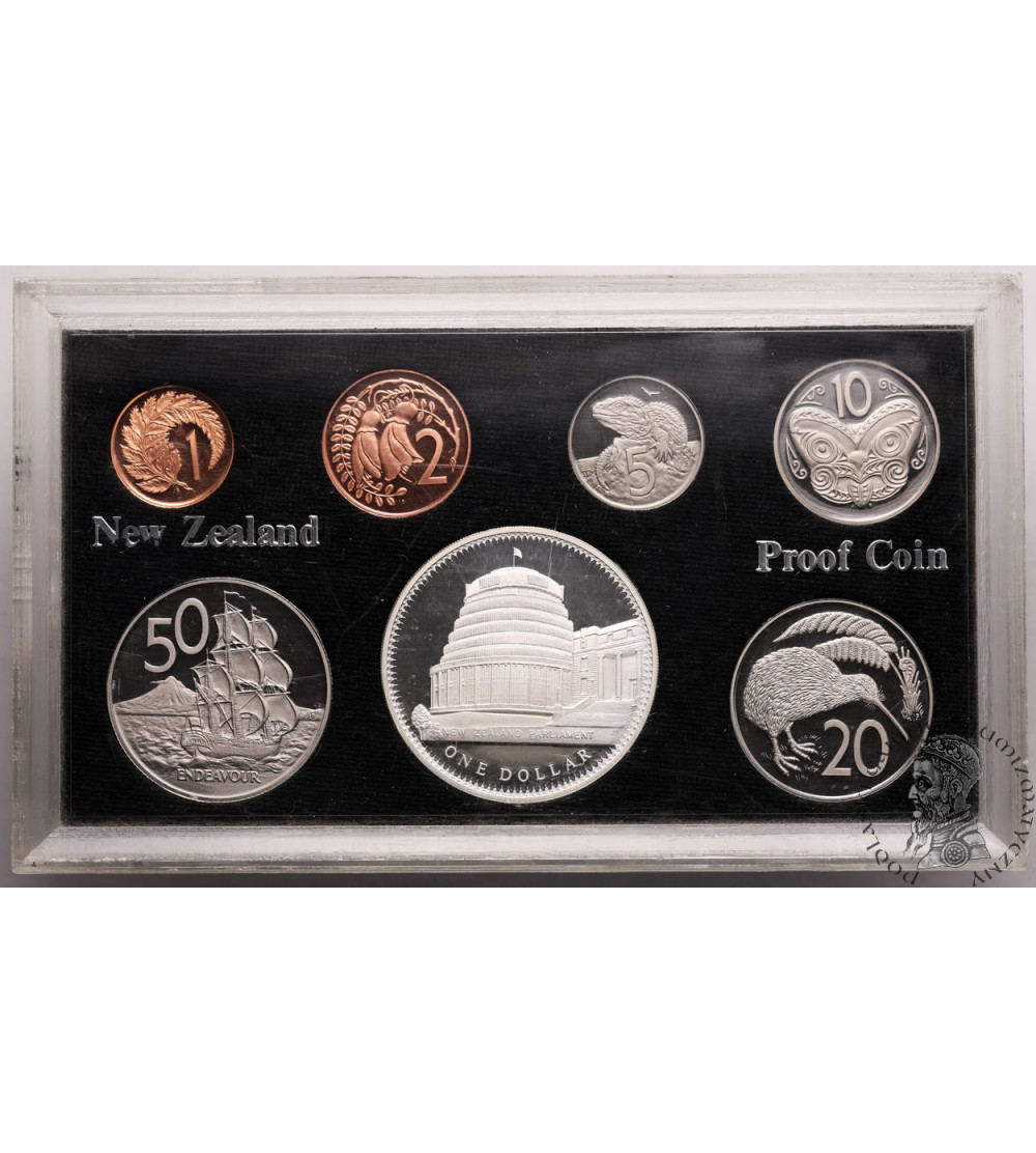New Zealand, Elizabeth II (1952-2022). Annual Proof Set 1978, 7 coins