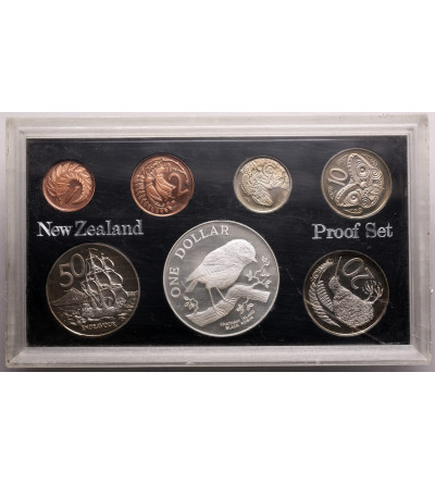New Zealand, Elizabeth II (1952-2022). Annual Proof Set 1984, 7 coins