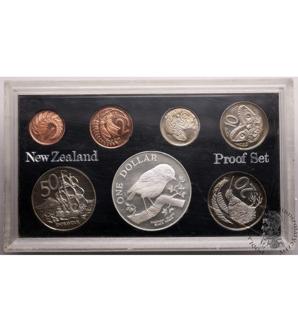 New Zealand, Elizabeth II (1952-2022). Annual Proof Set 1984, 7 coins