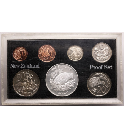 New Zealand, Elizabeth II (1952-2022). Annual Proof Set 1986, 7 coins