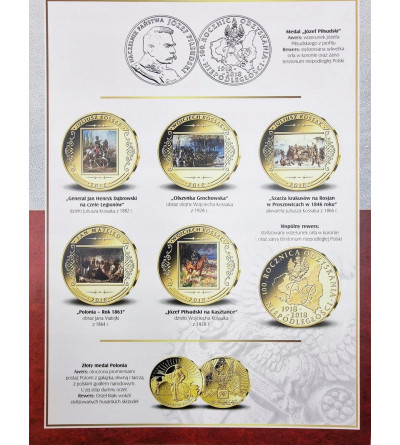 Polska. Zestaw 100 Lat Polskiej Niepodległości - Droga do Wolności, 2018