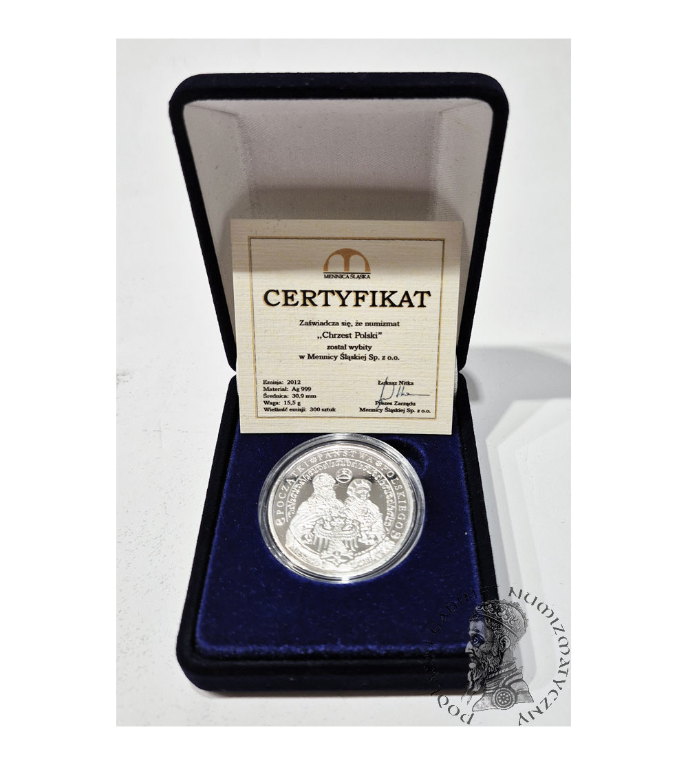 Polska. Srebrny medal 2012, Chrzest Polski