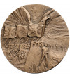 Polska, PRL (1952–1989). Medal 1988, 70. Rocznica Odzyskania przez Polskę Niepodległości, Józef Piłsudski