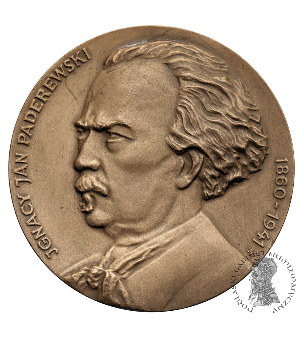 Poland, PRL (1952–1989). Medal 1986. Ignacy Jan Paderewski 1860-1941