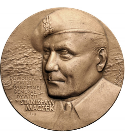 Poland, PRL (1952-1989), Warsaw. Medal 1987, General Stanislaw Maczek