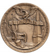 Polska, PRL (1952-1989). Medal 1984, 75 Lat Liceum Ogólnokształcącego im. Henryka Dąbrowskiego w Kutnie