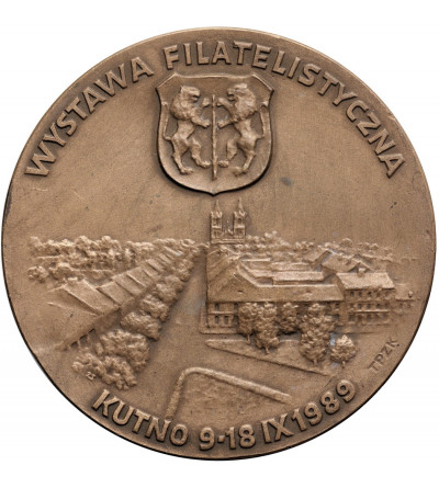 Poland, PRL (1952–1989). Medal 1989, Philatelic Exhibition - 50th Anniversary of the Battle of the Bzura