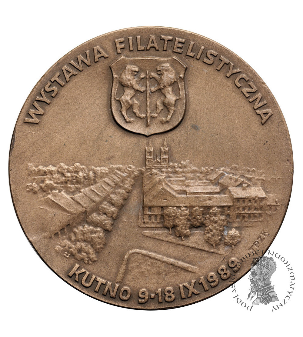 Poland, PRL (1952–1989). Medal 1989, Philatelic Exhibition - 50th Anniversary of the Battle of the Bzura