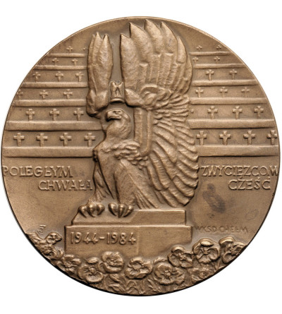 Poland, PRL (1952–1989). Medal 1984, Monte Cassino