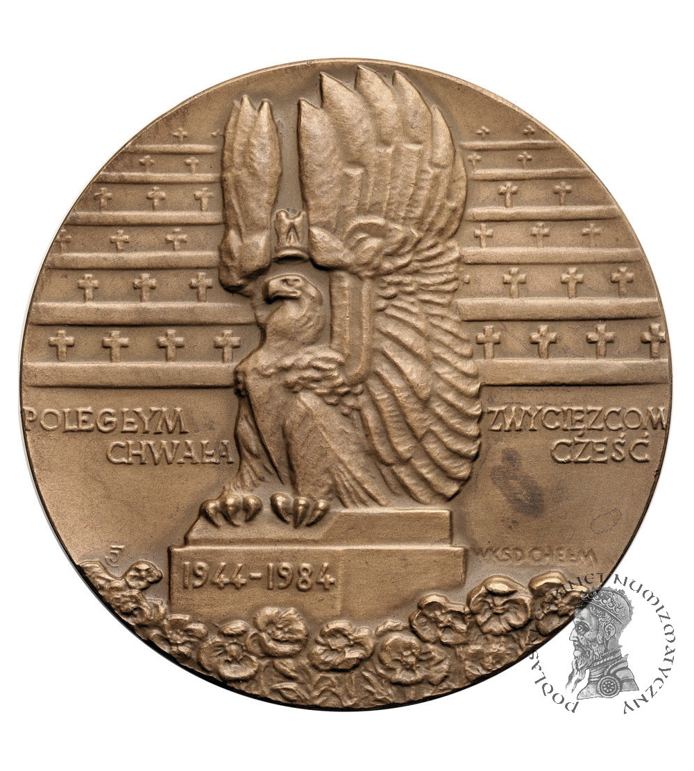 Poland, PRL (1952–1989). Medal 1984, Monte Cassino