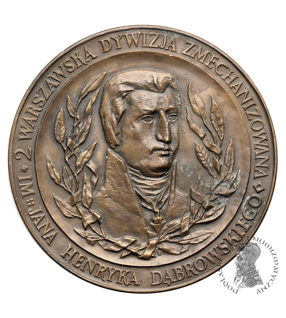 Poland, PRL (1952–1989). Medal 1971, 2nd Warsaw Mechanized Division named after Jan Henryk Dąbrowski