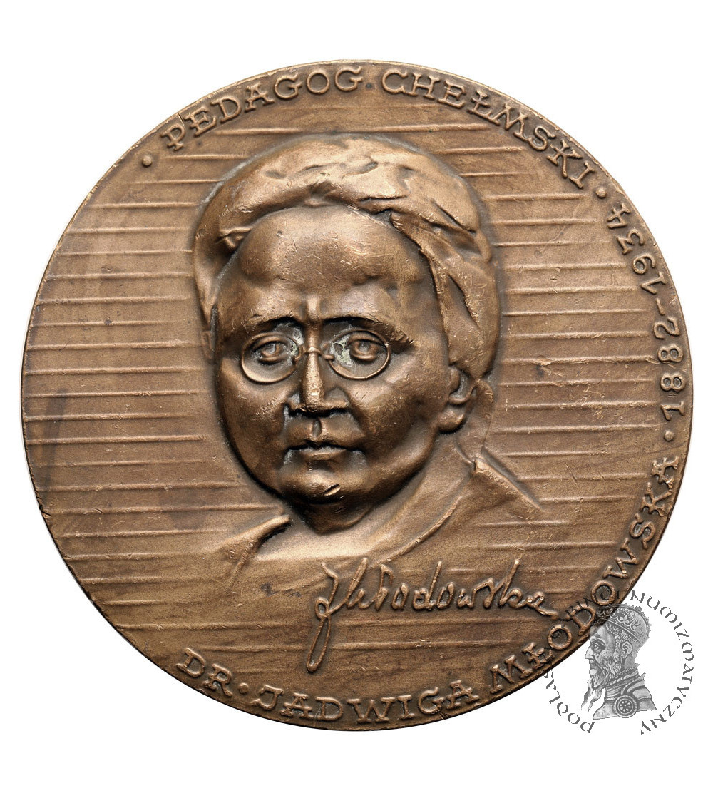 Poland, PRL (1952–1989). Medal 1980, Chełm educator Dr. Jadwiga Młodowska