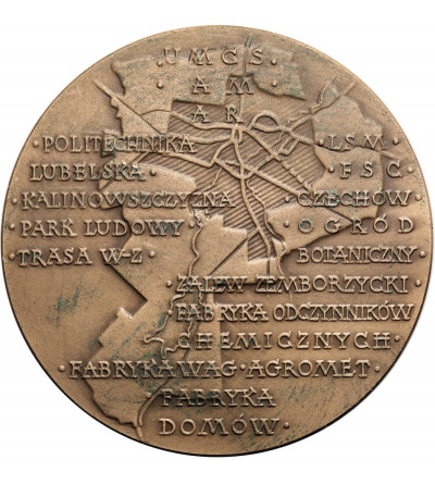 Polska, PRL (1952–1989). Medal 1979, XXXV Lat Dynamicznego Rozwoju Lublina