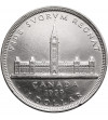 Kanada, Jerzy VI (1936-1952). 1 dolar 1939, Parlament, Królewska Wizyta w Ottawie