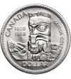 Kanada, Kolumbia Brytyjska. 1 Dolar 1958, Setna Rocznica Powstania Kolumbii Brytyjskiej
