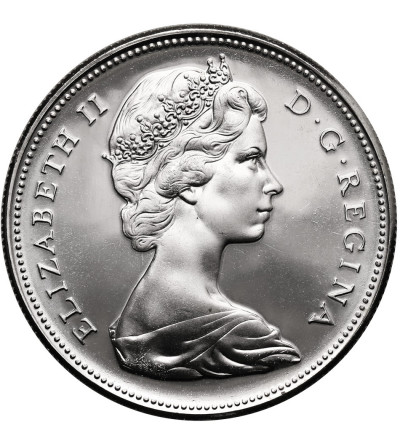 Kanada, Elżbieta II (1952-2022). 1 dolar 1967, 100 Lecie Konfederacji