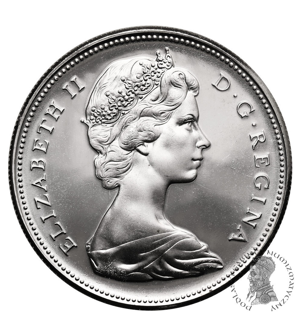 Kanada, Elżbieta II (1952-2022). 1 dolar 1967, 100 Lecie Konfederacji