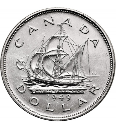 Canada, George VI (1936-1952). 1 Dollar 1949, Union of Newfoundland and Dominion of Canada