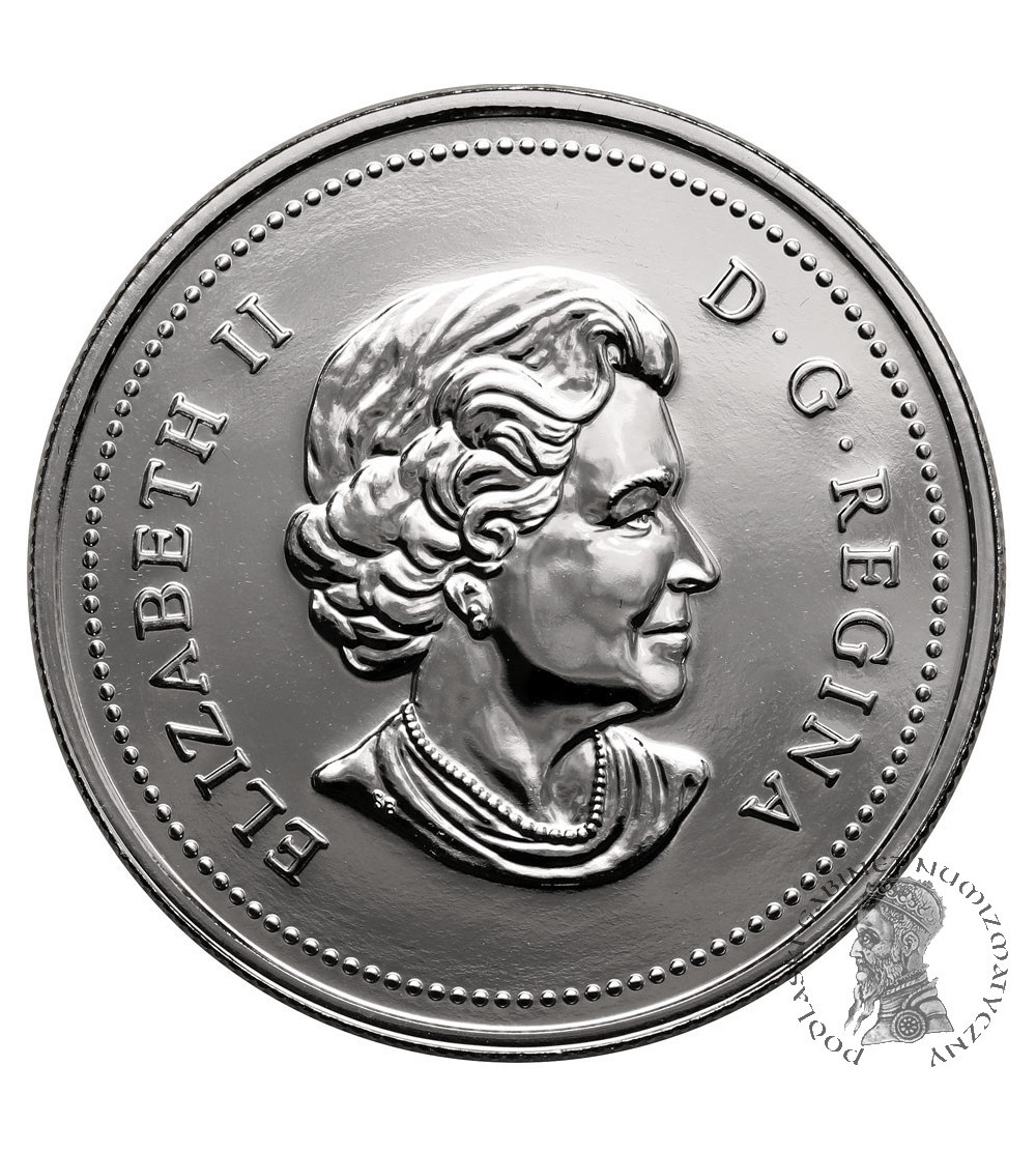 Kanada, Elżbieta II (1952-2022). 1 dolar 2004, 400 rocznica pierwszej europejskiej osady w Kanadzie