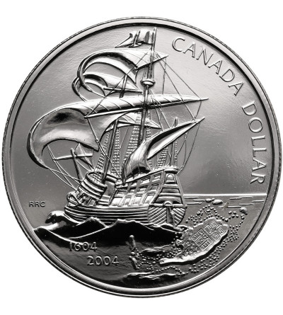 Canada, Elizabeth II (1952-2022). 1 Dollar 2004, 400th anniversary of the first European settlement in Canada
