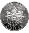 Kanada, Elżbieta II (1952-2022). 1 dolar 1994, 25 rocznica ostatniego patrolu RCMP - Proof