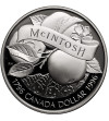 Kanada, Elżbieta II (1952-2022). 1 dolar 1996, 200 rocznica odkrycia Jabłka McIntosh - Proof