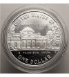USA. 1 Dollar 1993 S, San Francisco, 250th anniversary of Thomas Jefferson's birth - Proof