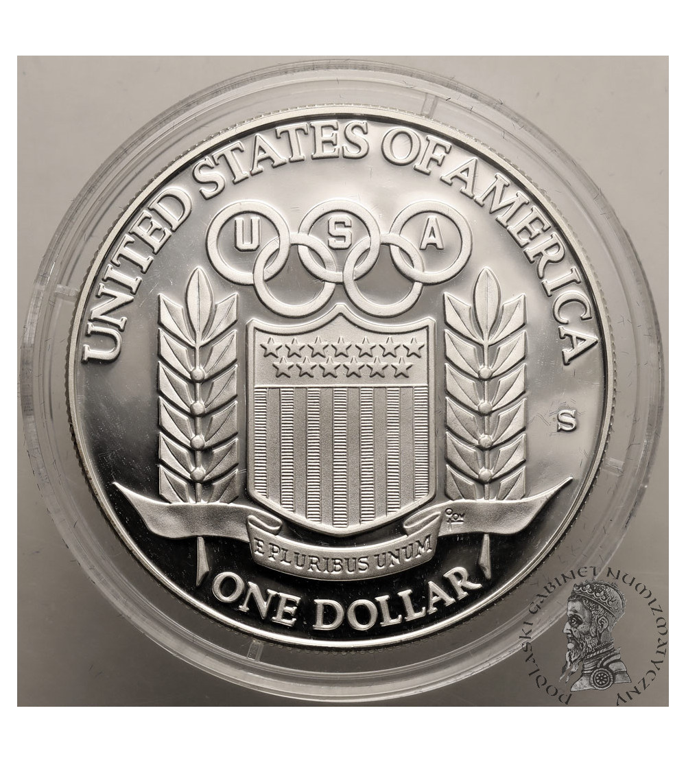 USA. 1 Dollar 1992 S, San Francisco, XXV Summer Olympic Games Barcelona - Proof