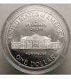 USA. 1 dolar 1993 S, San Francisco, Karta Praw ,,Bill of Rights", James Madison - Proof