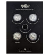 Poland. Silver Medal Collection - History of the Polish Coat of Arms, 10 pcs, 10 x Ag 1/2 Oz .999 - Proof