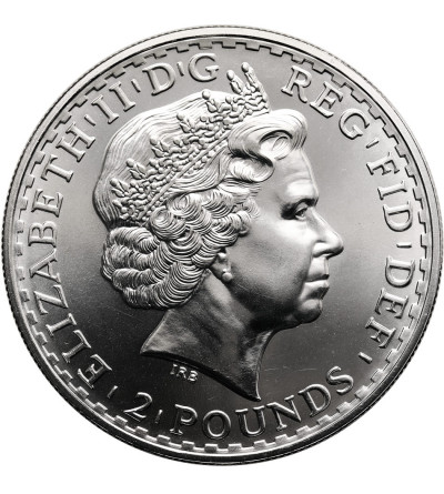 Great Britain, Elizabeth II (1952-2022). 2 Pounds 2010, Britannia - Ag 1 Oz