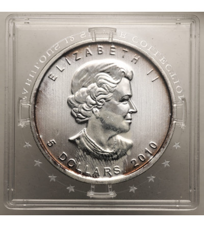 Canada, Elizabeth II (1952-2022). 5 Dollars 2010, Maple Leaf - Ag 1 Oz .999