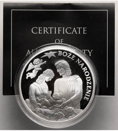 Fiji, Elizabeth II (1952 - 2022). 2 Dollars 2007, “Christmas” - Ag 1 Oz .999