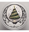 Tuvalu, Elizabeth II (1952 - 2022). 1 Dollar 2008, Christmas tree - Ag 1 Oz .999