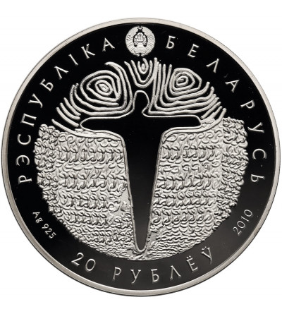 Belarus. 20 Roubles 2010, Battle of Grunwald (Tannenberg) 1410 - Ag 1 Oz .999 - Proof