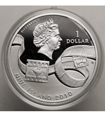 Niue, Elizabeth II (1952 - 2022). 1 Dollar 2010, ,,Well, Just You Wait" (cartoon/animated series) - Proof