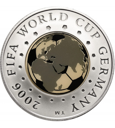 Belarus. 20 Roubles 2005, FIFA World Cup 2006 - Proof