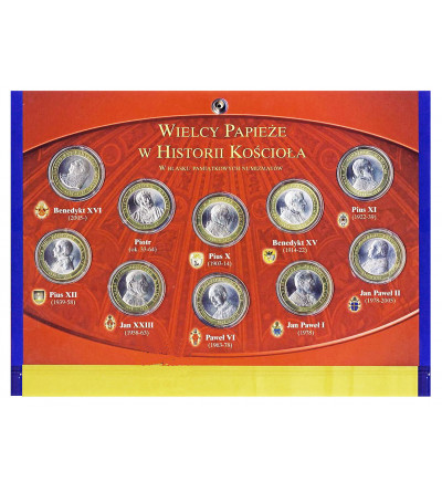 Poland. Collection of commemorative medals “Great Popes in the History of the Church”