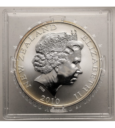 New Zealand, Elizabeth II (1952-2022). 1 Dollar 2010, Kiwi - Ag 1 Oz. .999
