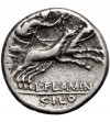 Rzym Republika, L. Flaminius Chilo, 109-108 r. p.n.e. AR Denar, mennica Rzym