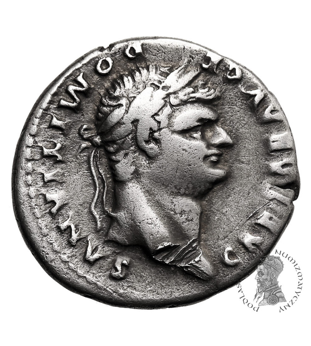 Roman Empire. Domitianus, as Caesar, 69-81 AD. AR Denarius, 76-77 AD, Rome mint