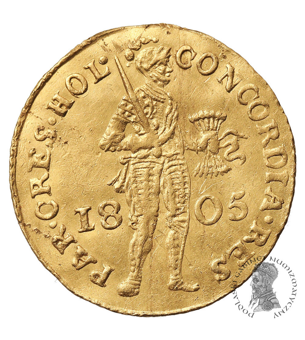 Netherlands, Batavian Republic. Holland. Ducat (Gouden Dukaat) 1805, Dordrecht